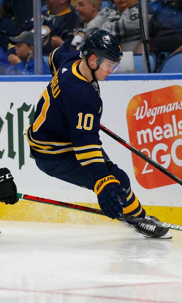 Olofsson sets rookie record in Sabres' 4-0 win over Stars